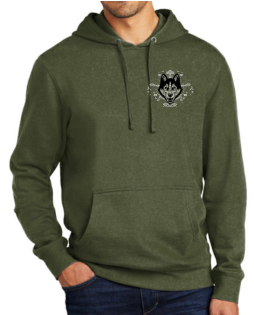 Wolves Amongst Sheep logo mid-weight hoodie